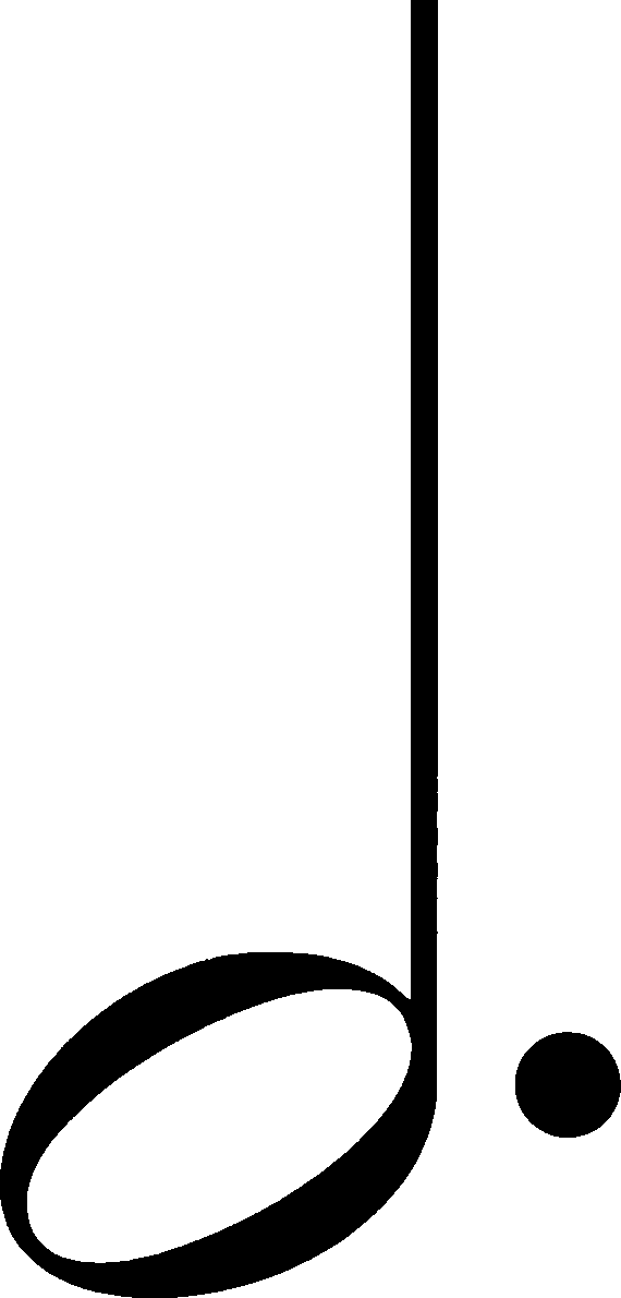 Dotted half note